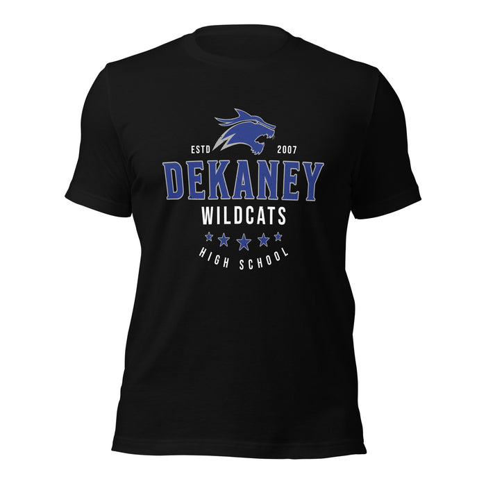 Dekaney High School Wildcats Black Premium Unisex T-shirt 217