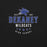 Back view of Dekaney High School Wildcats Black Premium Unisex T-shirt 217