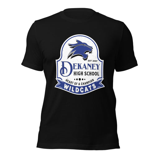 Dekaney High School Wildcats Black Premium Unisex T-shirt 219
