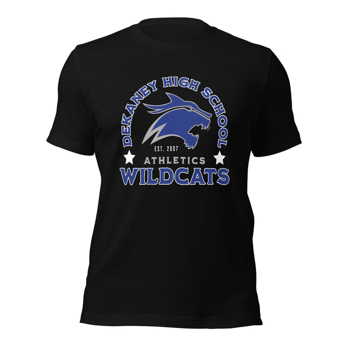 Dekaney High School Wildcats Black Premium Unisex T-shirt 208