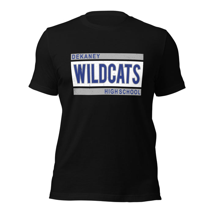 Dekaney High School Wildcats Black Premium Unisex T-shirt 098