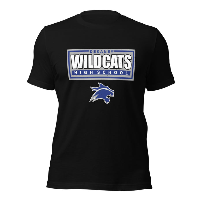 Dekaney High School Wildcats Black Premium Unisex T-shirt 049