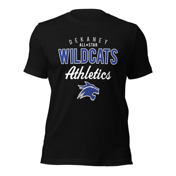 Dekaney High School Wildcats Black Premium Unisex T-shirt 034