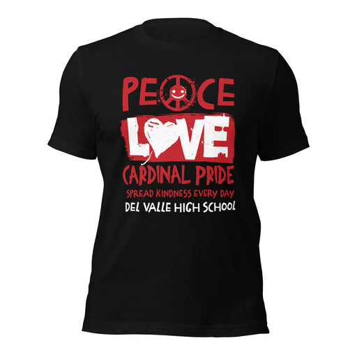 Del Valle High School Cardinals Black Premium Unisex T-shirt 240