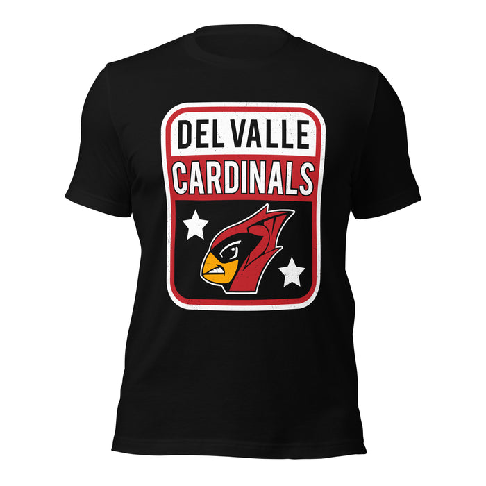 Del Valle High School Cardinals Black Premium Unisex T-shirt 001