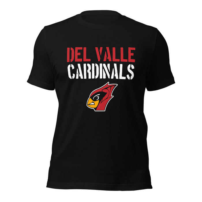 Del Valle High School Cardinals Black Premium Unisex T-shirt 017