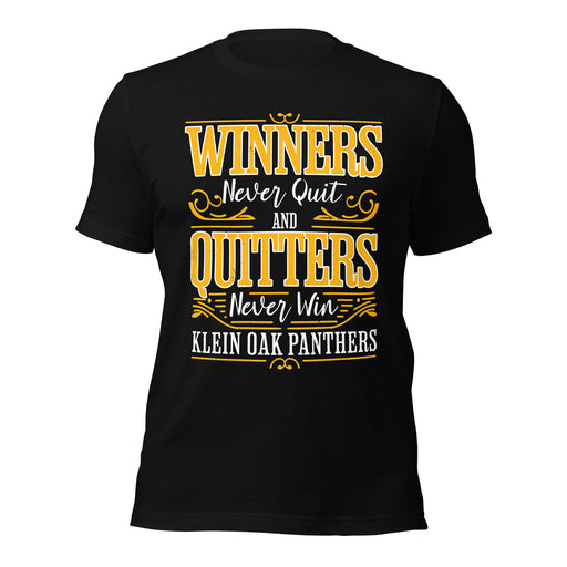 Klein Oak High School Panthers Premium Black Unisex T-shirt 237