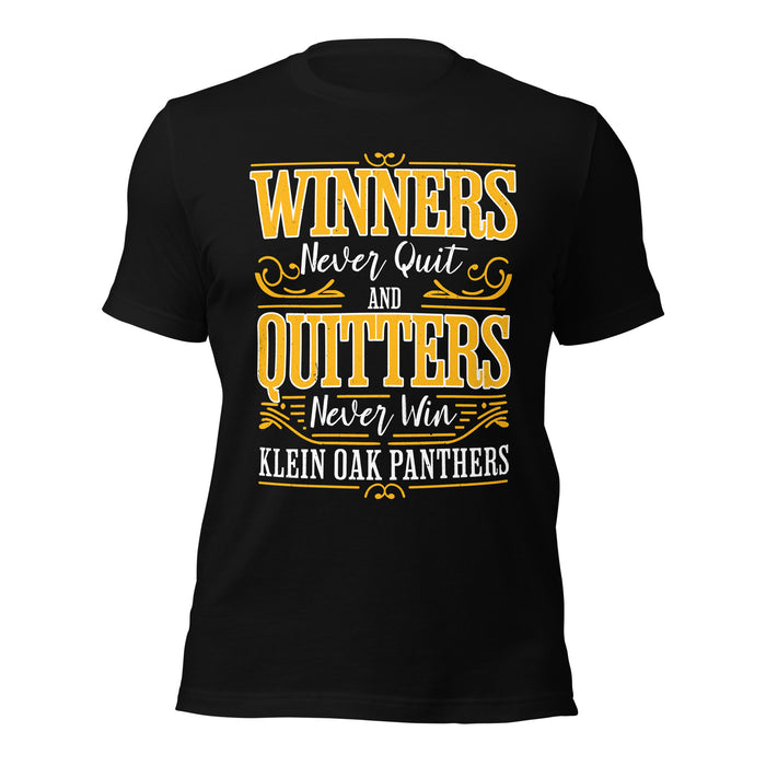 Klein Oak High School Panthers Premium Black Unisex T-shirt 237