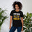 Woman wearing Klein Oak High School Panthers Premium Black Unisex T-shirt 233