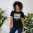 Woman wearing Klein Oak High School Panthers Premium Black Unisex T-shirt 238