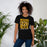 Woman wearing Klein Oak High School Panthers Premium Black Unisex T-shirt 236