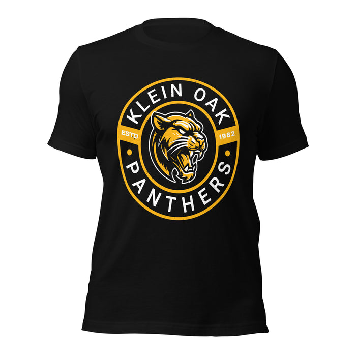 Klein Oak High School Panthers Premium Black Unisex T-shirt 239