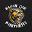Close-up view of Klein Oak High School Panthers Premium Black Unisex T-shirt 228