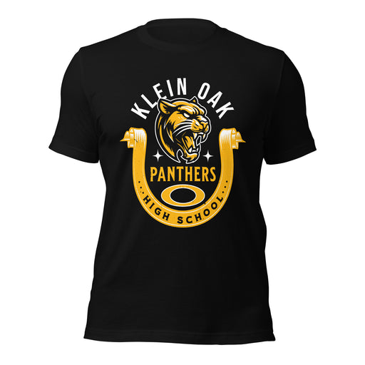Klein Oak High School Panthers Premium Black Unisex T-shirt 229