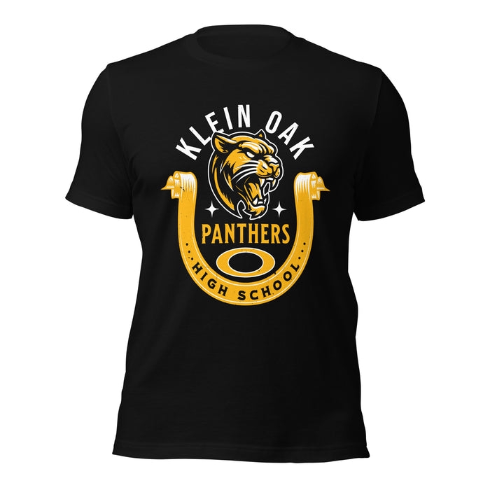 Klein Oak High School Panthers Premium Black Unisex T-shirt 229