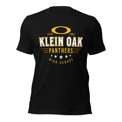 Klein Oak High School Panthers Premium Black Unisex T-shirt 217