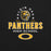 Close-up view of Klein Oak High School Panthers Premium Black Unisex T-shirt 222
