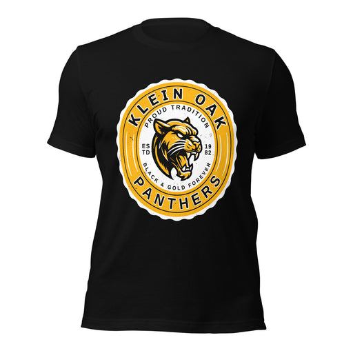 Klein Oak High School Panthers Premium Black Unisex T-shirt 216