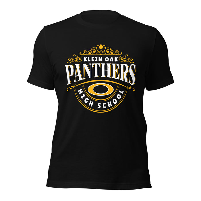 Klein Oak High School Panthers Premium Black Unisex T-shirt 211