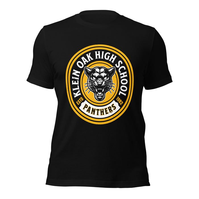 Klein Oak High School Panthers Premium Black Unisex T-shirt 220