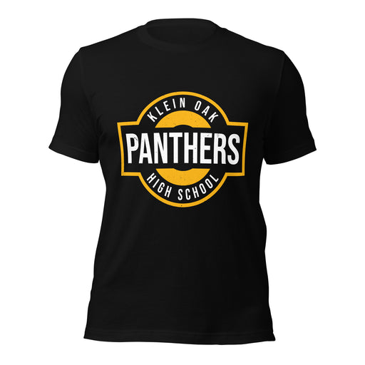 Klein Oak High School Panthers Premium Black Unisex T-shirt 011