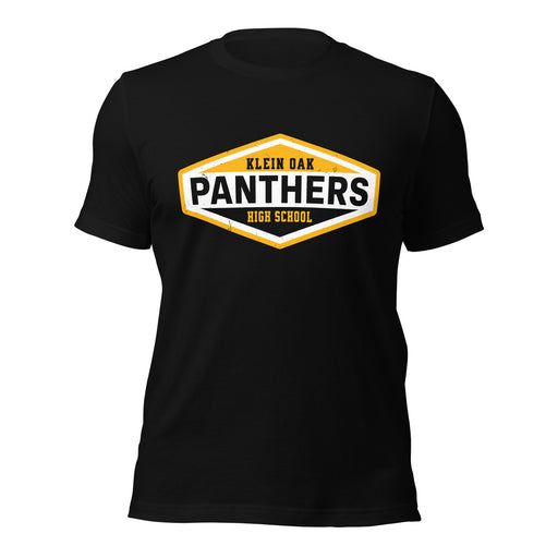 Klein Oak High School Panthers Premium Black Unisex T-shirt 009