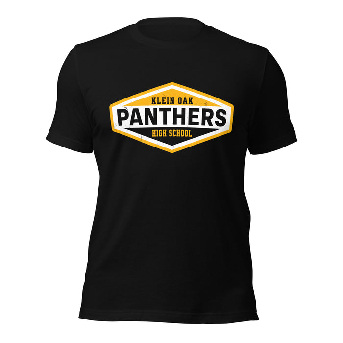 Klein Oak High School Panthers Premium Black Unisex T-shirt 009