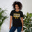 Woman wearing Klein Oak High School Panthers Premium Black Unisex T-shirt 098
