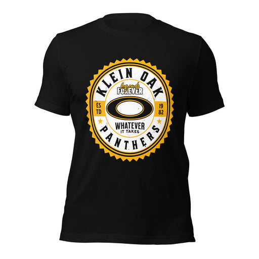 Klein Oak High School Panthers Premium Black Unisex T-shirt 203