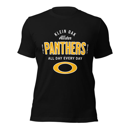 Klein Oak High School Panthers Premium Black Unisex T-shirt 040