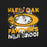 Close-up view of Klein Oak High School Panthers Premium Black Unisex T-shirt 205