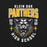 Close-up view of Klein Oak High School Panthers Premium Black Unisex T-shirt 204