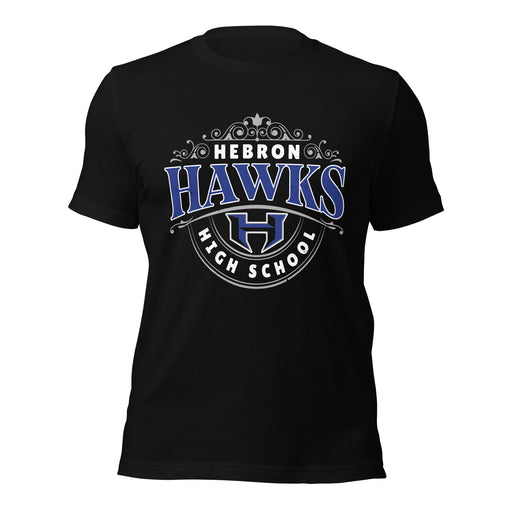 Hebron High School Hawks Black Premium Unisex T-shirt 211
