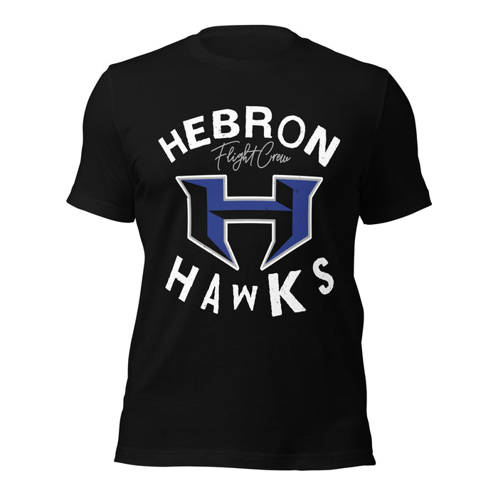 Hebron High School Hawks Black Premium Unisex T-shirt 228