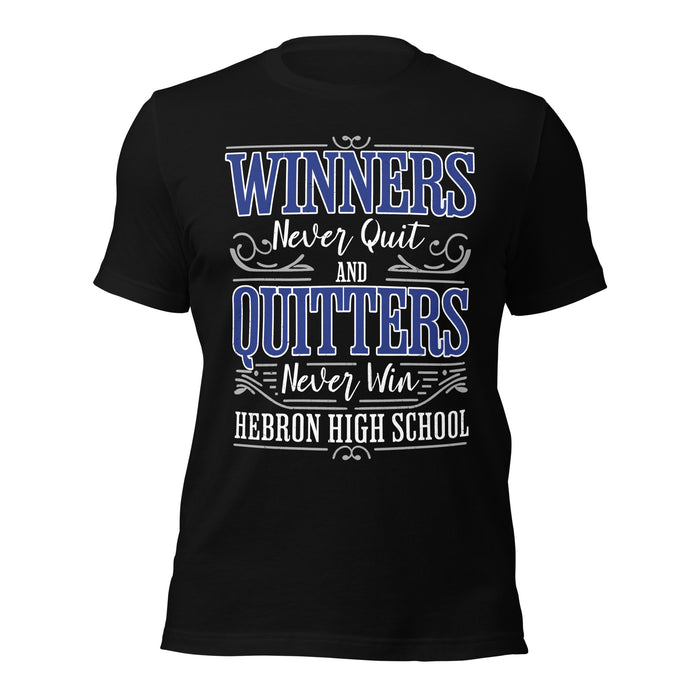 Hebron High School Hawks Black Premium Unisex T-shirt 237