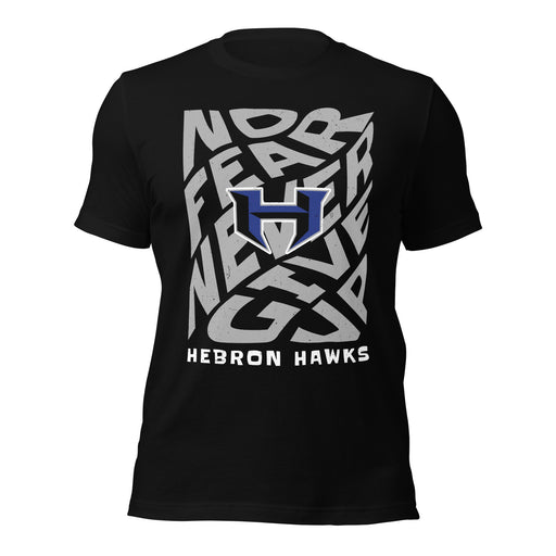 Hebron High School Hawks Black Premium Unisex T-shirt 236