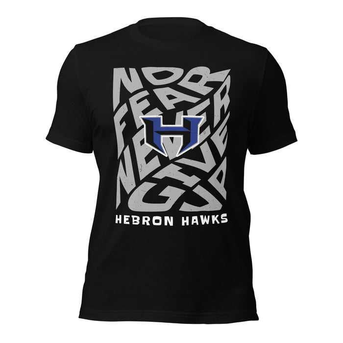 Hebron High School Hawks Black Premium Unisex T-shirt 236
