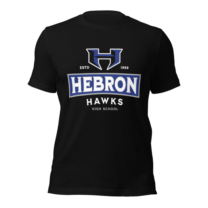 Hebron High School Hawks Black Premium Unisex T-shirt 202