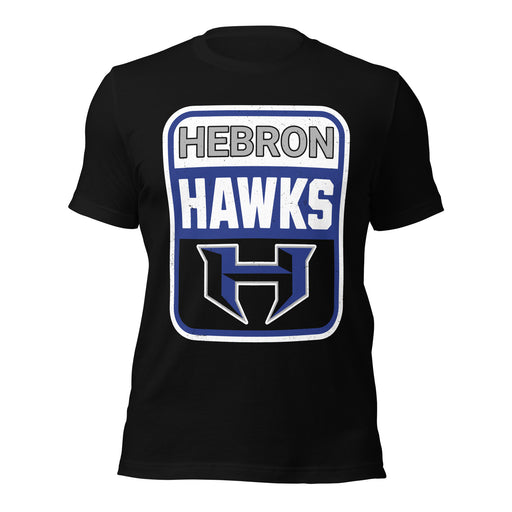 Hebron High School Hawks Black Premium Unisex T-shirt 001