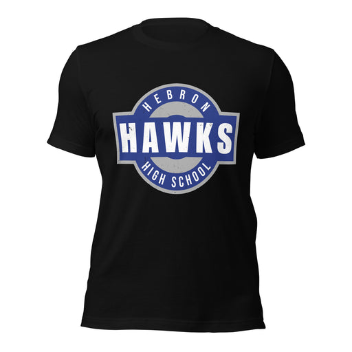 Hebron High School Hawks Black Premium Unisex T-shirt 011