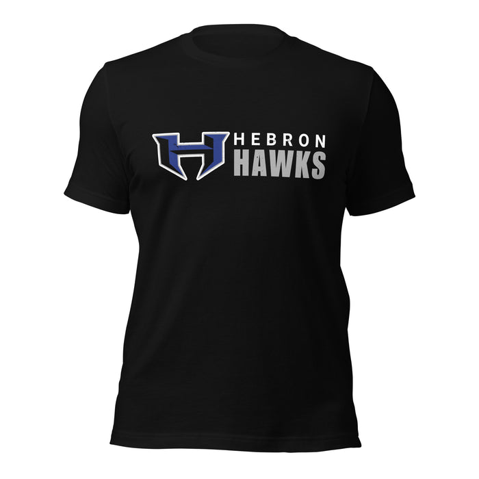 Hebron High School Hawks Black Premium Unisex T-shirt 200