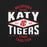 Close-up view of Katy High School Tigers Black Premium Unisex T-shirt 210
