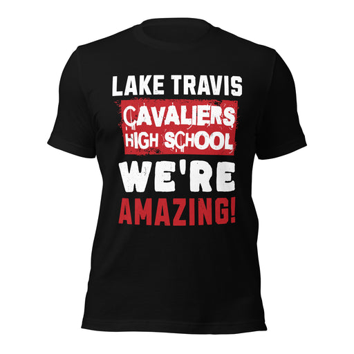 Lake Travis High School Cavaliers Black Premium Unisex T-shirt 231