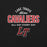 Close-up view of Lake Travis High School Cavaliers Black Premium Unisex T-shirt 040