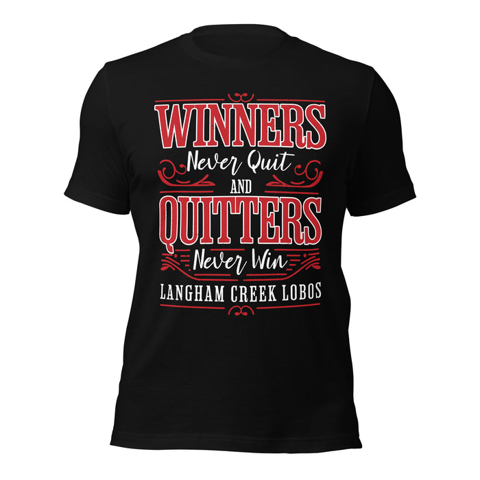 Langham Creek High School Lobos Black Premium Unisex T-shirt 237