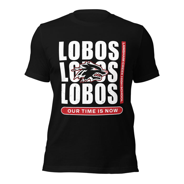 Langham Creek High School Lobos Black Premium Unisex T-shirt 235