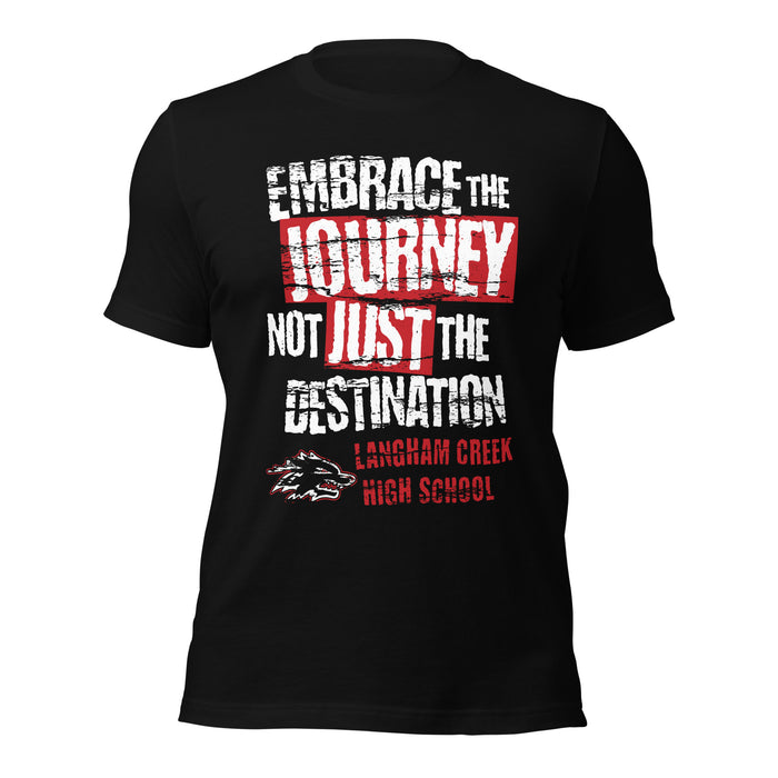 Langham Creek High School Lobos Black Premium Unisex T-shirt 232