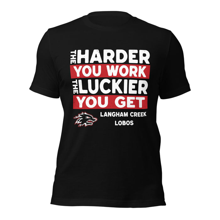 Langham Creek High School Lobos Black Premium Unisex T-shirt 238