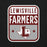 Close-up view of Lewisville High School Farmers Black Premium Unisex T-shirt 001