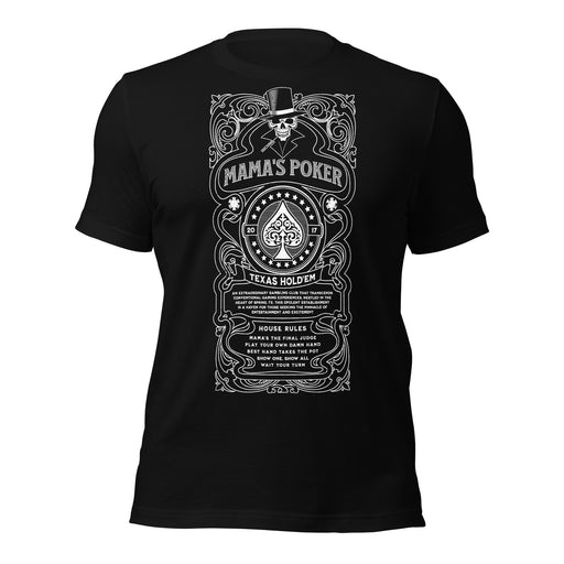 Mama's Poker Premium Unisex T-shirt 210 - Black